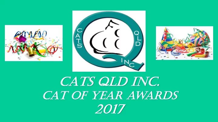 2017 cat of year sponsors