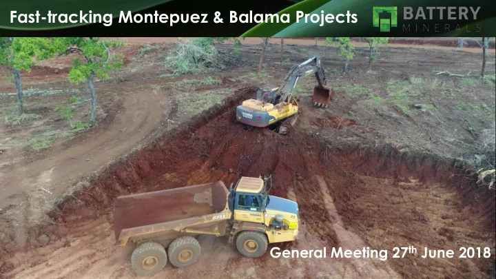 fast tracking montepuez balama projects