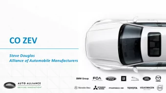 CO ZEV  Steve Douglas  Alliance of Automobile Manufacturers  Adoption of Joint Alternative Proposed
