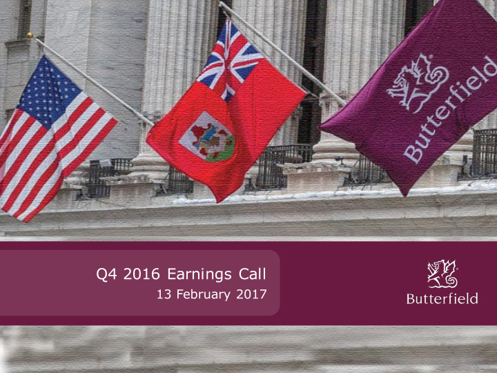 q4 2016 earnings call