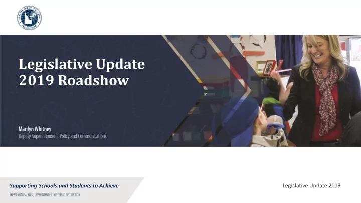 legislative update 2019 roadshow