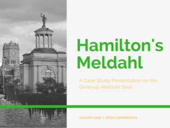 Electric System Revenue  Refunding Notes, Series 2015  Hamiltons commitment to producing green