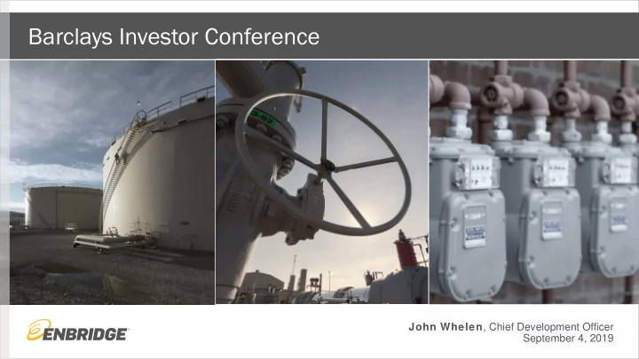 barclays investor conference