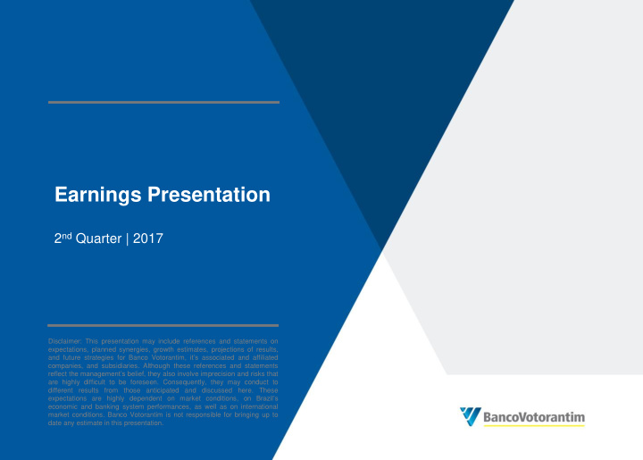 earnings presentation