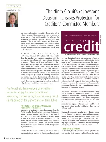 The Ninth Circuits Yellowstone  Bruce Nathan, Esq.  Decision Increases Protection for