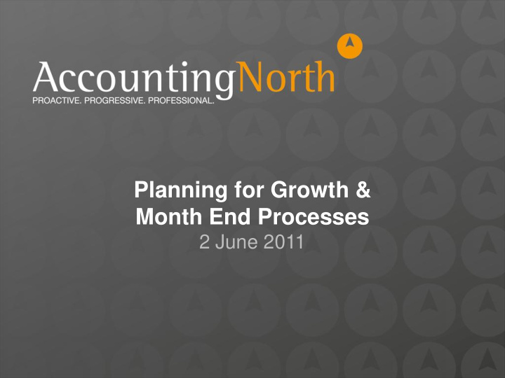 planning for growth