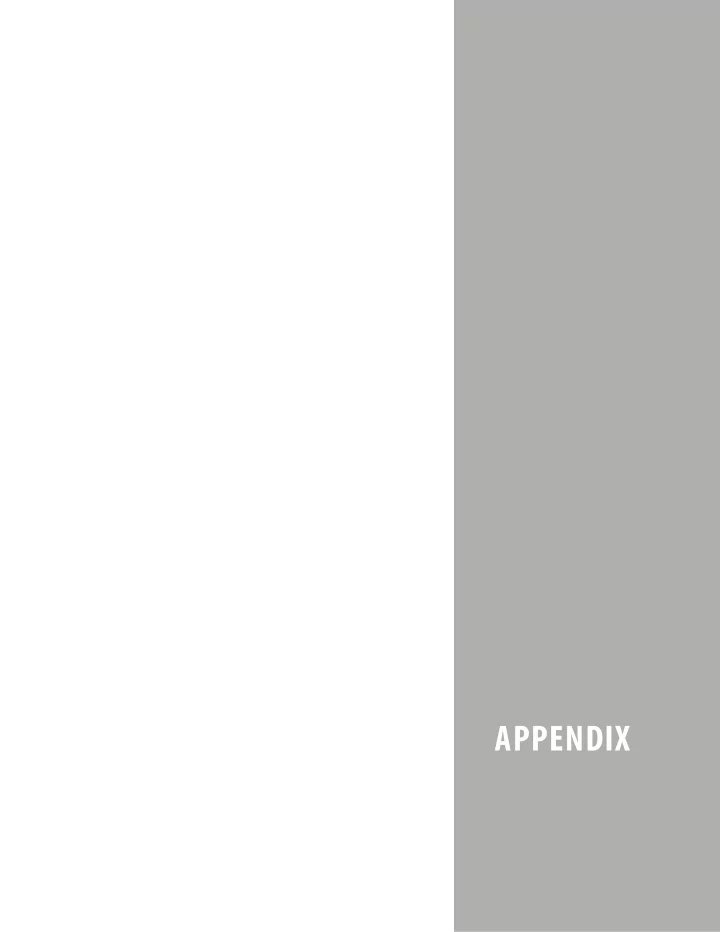 appendix