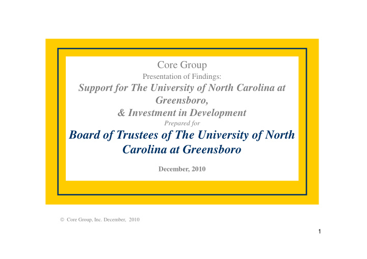 board of trustees of the university of north board of