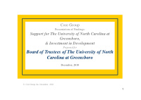 board of trustees of the university of north board of