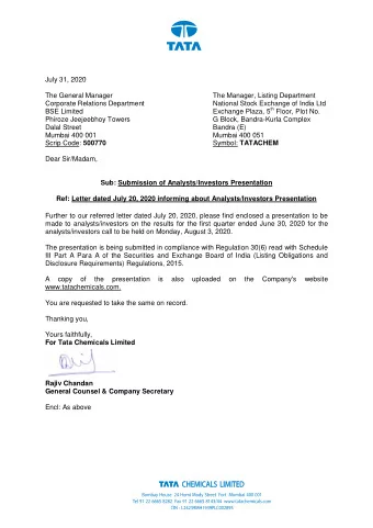 July 31, 2020  The General Manager  The Manager, Listing Department  Corporate Relations Department