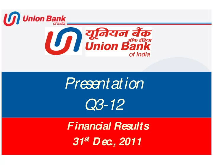 pre se ntation q3 12
