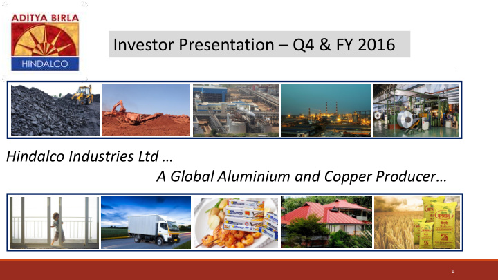 investor presentation q4 fy 2016