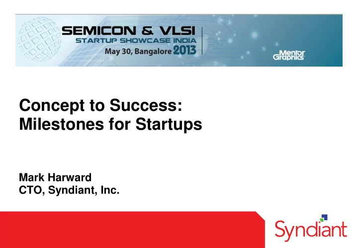 milestones for startups
