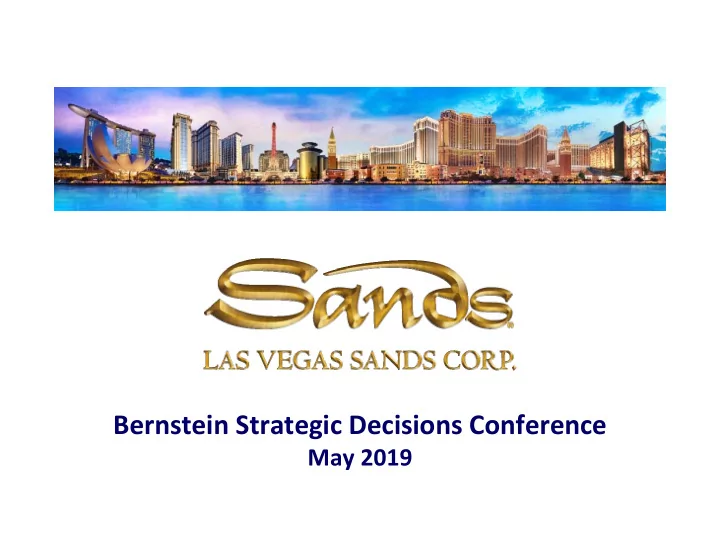 bernstein strategic decisions conference