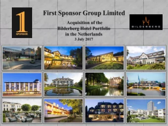 Contents  Page  Section 1  Executive Summary  2  Section 2  Investment Rationale  9  Section 3