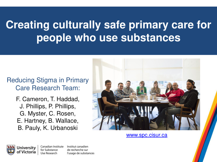 creating culturally safe primary care for