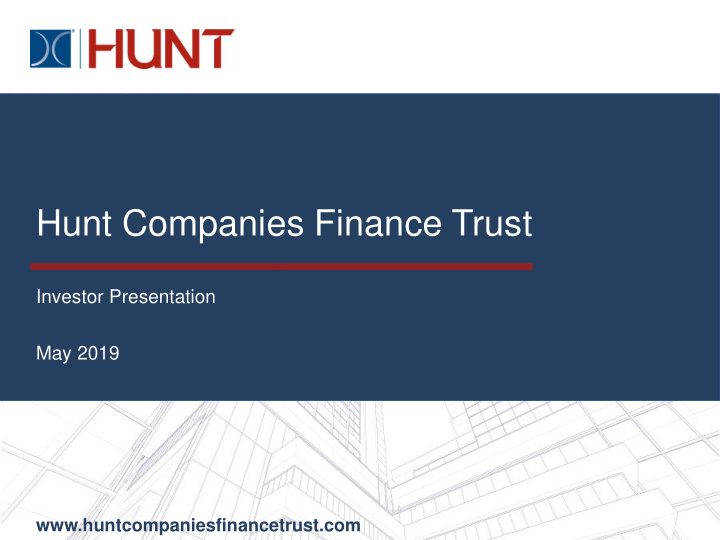 hunt companies finance trust