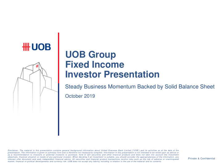 investor presentation