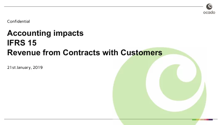 accounting impacts ifrs 15 revenue from contracts with