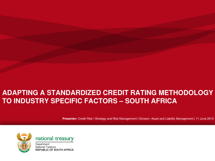 to industry specific factors south africa
