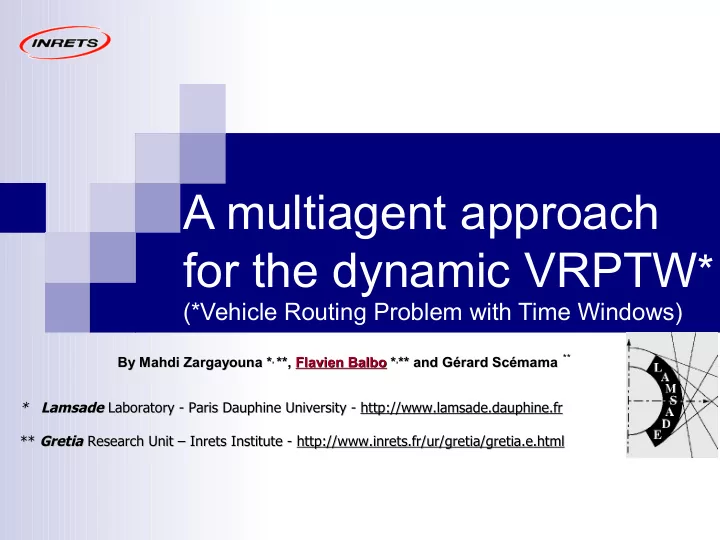 a multiagent approach