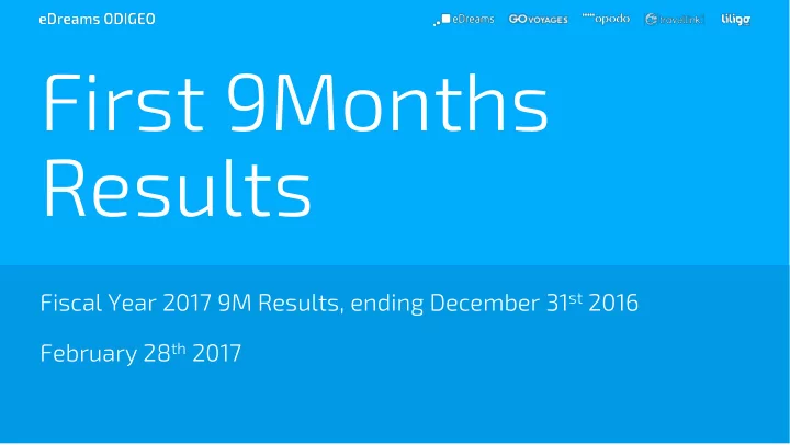first 9months results