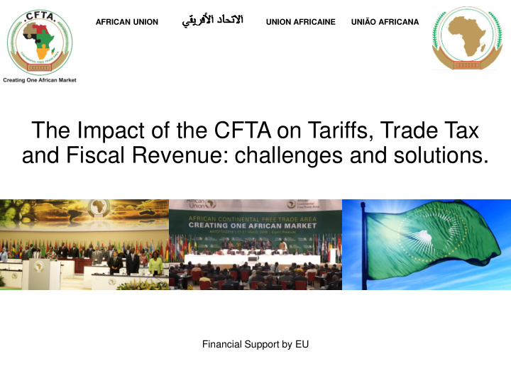 the impact of the cfta on tariffs trade tax and fiscal