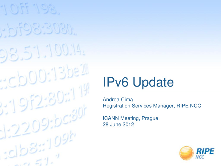 ipv6 update
