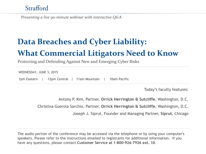 what commercial litigators need to know