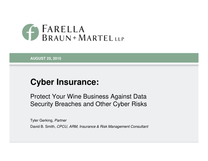 cyber insurance