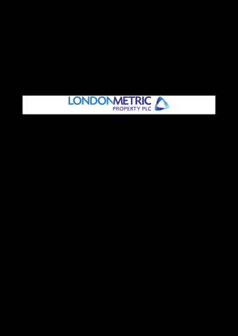 Scrip Dividend Scheme Booklet  This document contains the terms and conditions of the LondonMetric