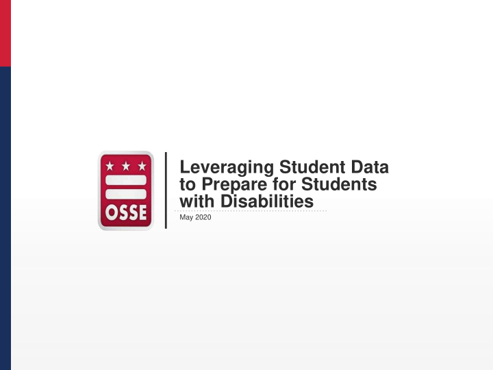 leveraging student data to prepare for students with