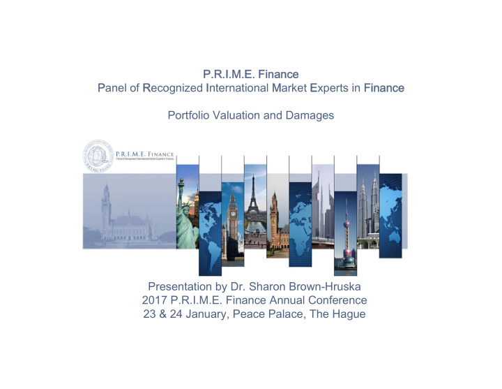 p r i m e finance panel of recognized international