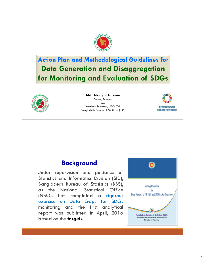 data generation and disaggregation for monitoring and