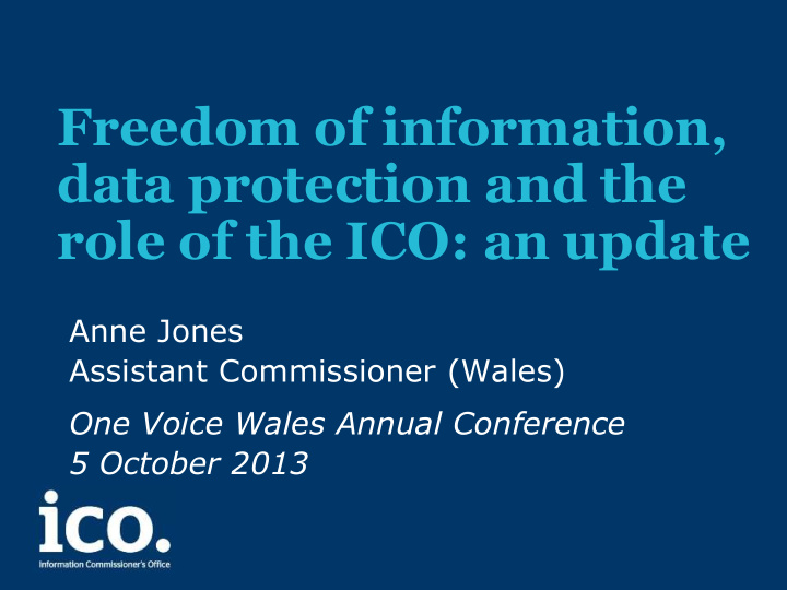 freedom of information data protection and the role of