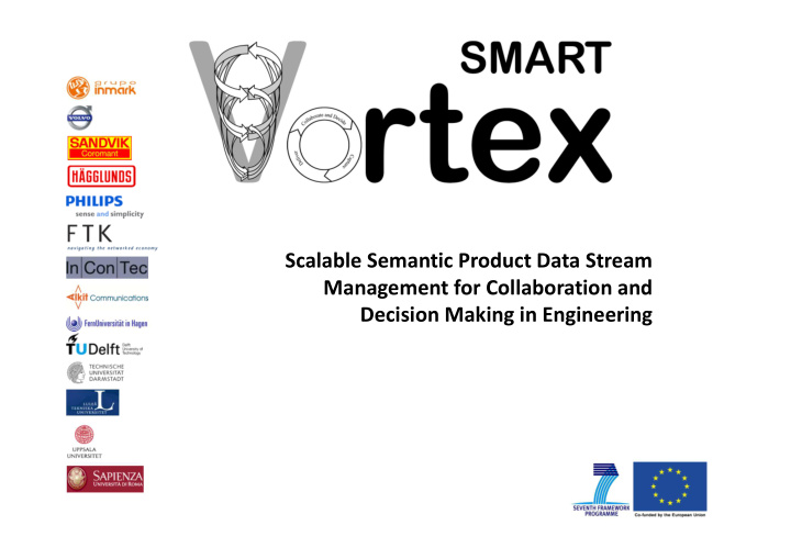 scalable semantic product data stream management for