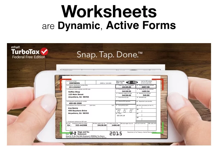 worksheets