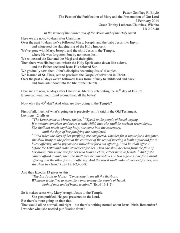 2 and what about in leviticus where the mother s not to