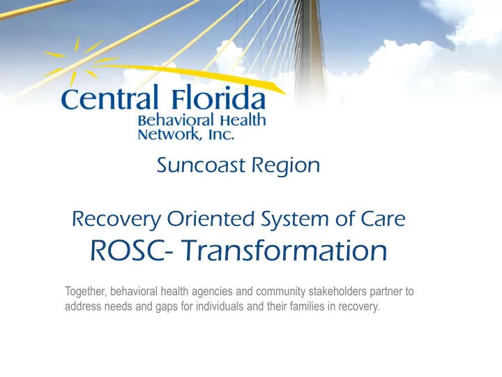 rosc transformation