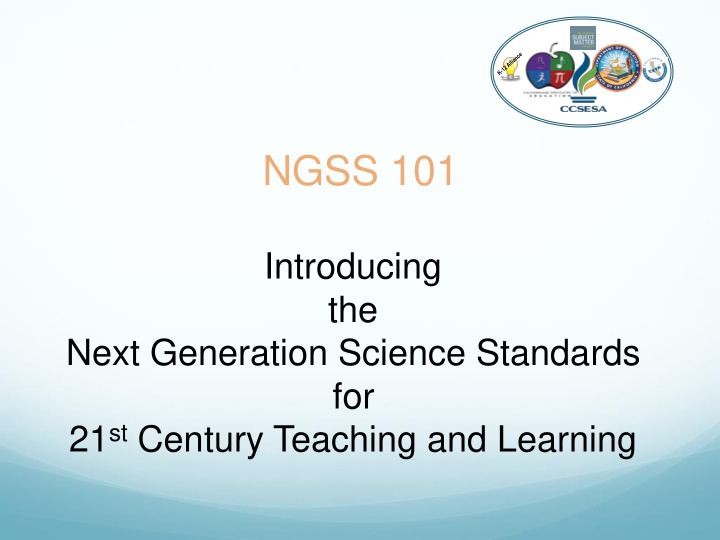 introducing the next generation science standards for 21
