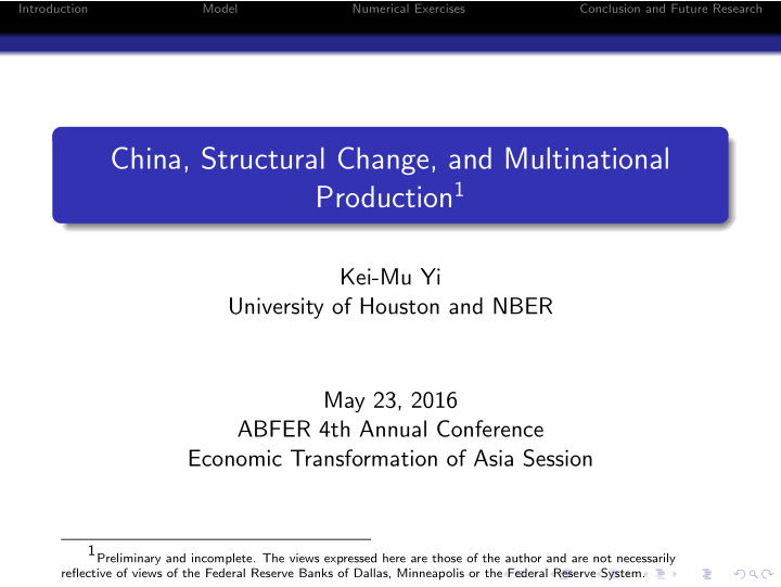 china structural change and multinational