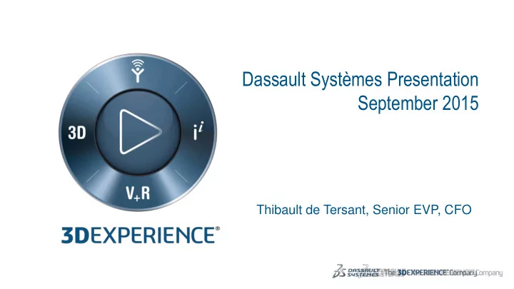 dassault syst mes presentation