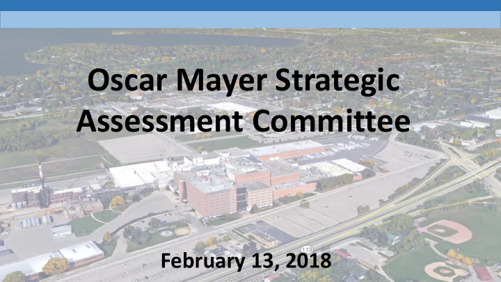 oscar mayer strategic assessment committee