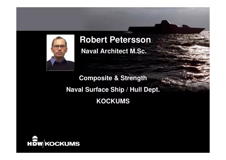 robert petersson