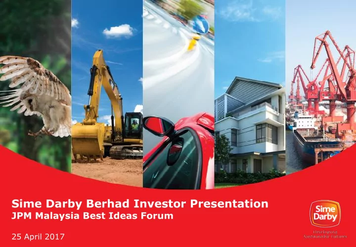 sime darby berhad investor presentation