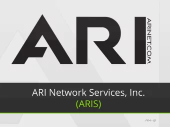 (ARIS) FY14  Q1  ARI Network Services, Inc.  (ARIS)