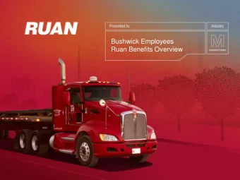 Bushwick Employees  Ruan Benefits Overview  Ruan Benefits Overview  + Eligibility and Enrollment  +