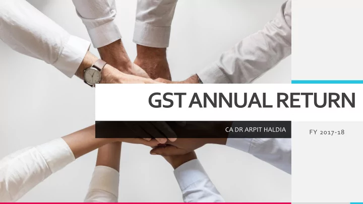 gst annual return