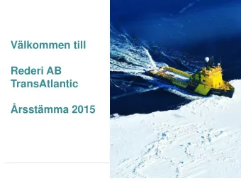 1. Val av ordfrande vid  stmman  2. Upprttande och  godknnande av rstlngd  3. Val av en