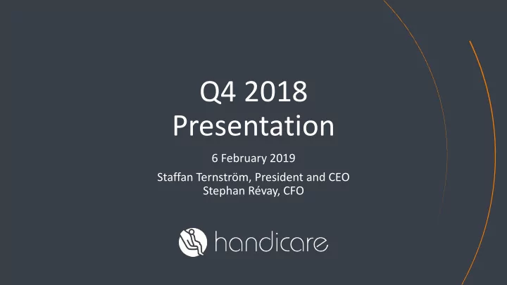 q4 2018 presentation